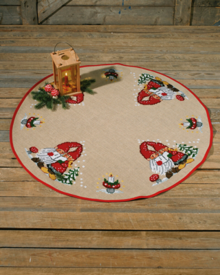 Kirjontapaketti Laulavat tontut 120Ø