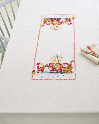 Kirjontapaketti Orkesteritontut 140 x 230 cm