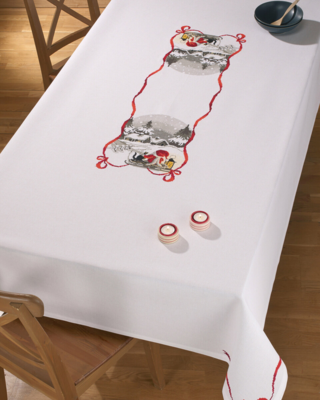 Kirjontapaketti Tonttuyö 140 x 230 cm