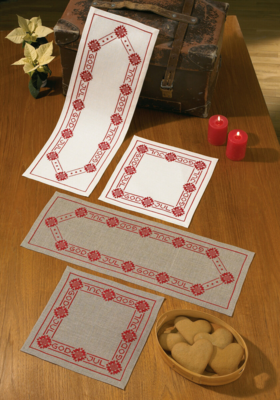 Kirjontasetti Hyvää joulua 21 x 60 cm