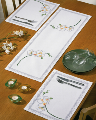 Kirjontasarja Orkidea 31 x 94 cm