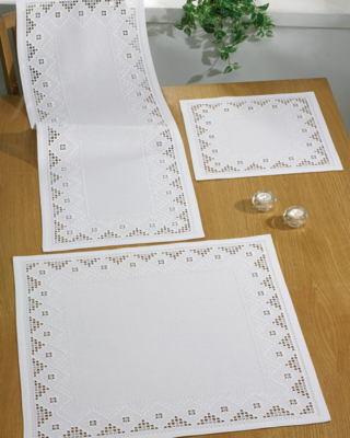Kirjontapaketti Hardanger 41 x 108 cm