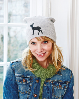 Kirjontapakkaus Hirvieläin pakkaus 7 x 9 cm