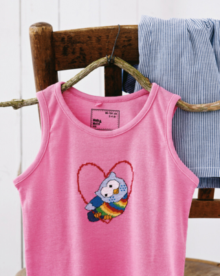 Kirjontasarja Pöllöt 10 x 10 cm