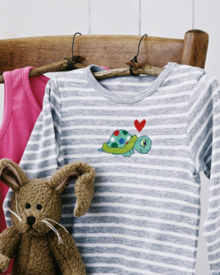 Kirjontapaketti Kilpikonna 7 x 9 cm