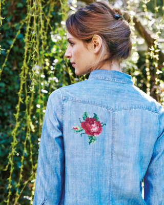 Kirjontapaketti Ruusut 10 x 10 cm