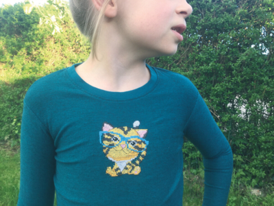 Kirjontapaketti Tiikeri 7 x 9 cm