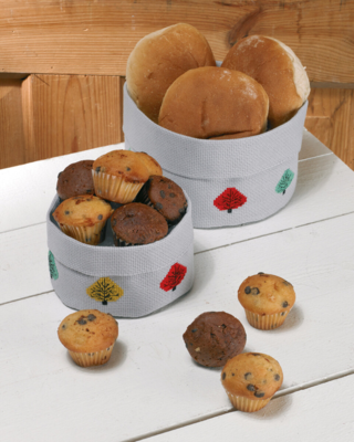 Kirjontapaketti Iso kori puut 17 Ø