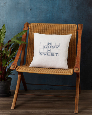 Kirjontapaketti Koti 40 x 40 cm