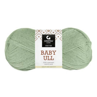 Gjestal Baby Ull 8520 Dus jade vihreä