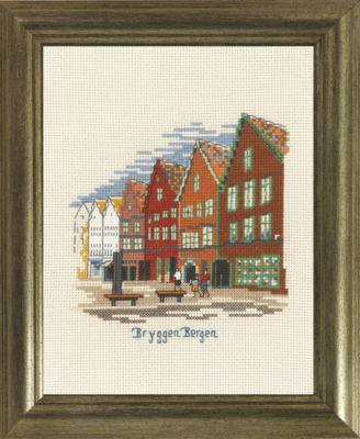 Kirjontapaketti Bergen 17 x 22 cm R5313