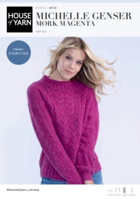 HOY18-12 Michelle Sweater tumma magenta