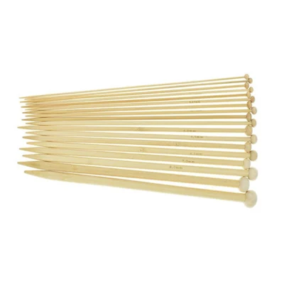 Puskurisarja, kevyt bambu, 2-10mm, 18 kokoa, 35 cm