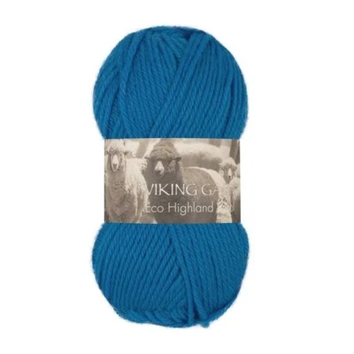 Viking Eco Highland Wool 225  kuninkaallinen sininen