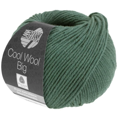 Lana Grossa Cool Wool Big 1004 Sammaleenvihreä