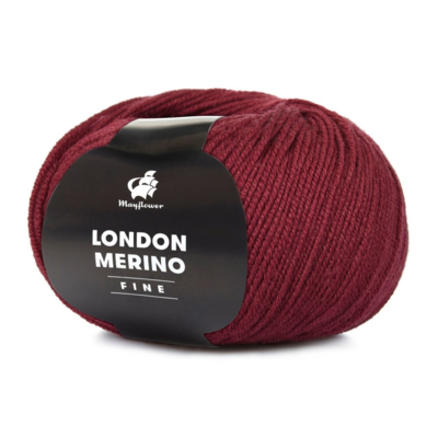 Mayflower London Merino Fine 016 Tumma kirsikka