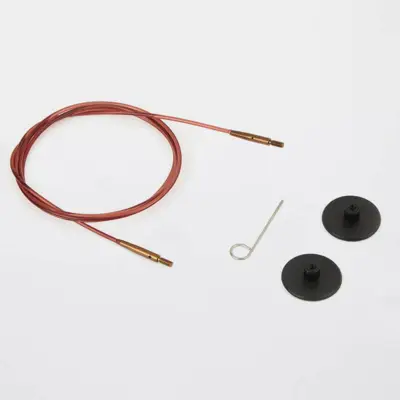 KnitPro Wire Ruskea (40-150 cm)