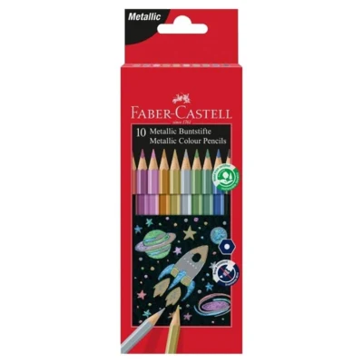 Faber-Castell, Metalliset värikynät 10 kpl