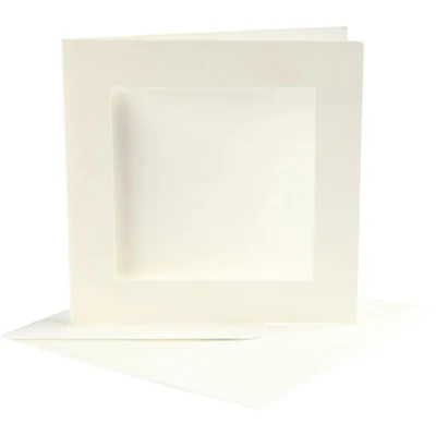 Passepartout-kortit kuorella, 12,5x12,5 cm, 13,5x13,5 cm