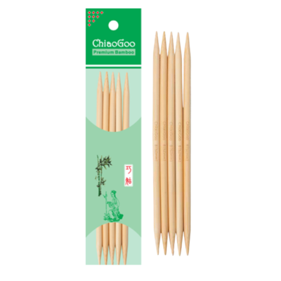 ChiaoGoo Bambu Sukkapuikot Natural (13, 15 ja 20 cm)