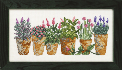 Kirjontapaketti Yrtit 33 x 17 cm R5328