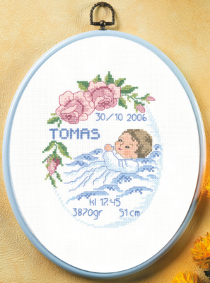 Kirjontapaketti Tomas 20 x 26 cm m/5958/03