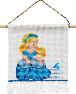 Kirjontapaketti Prinsessa m/5119/18 16 x 18 cm