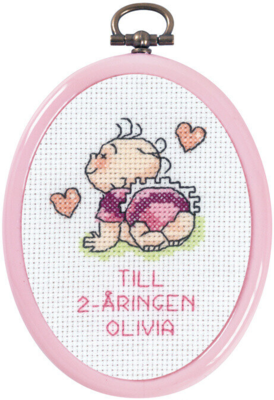 Kirjontapaketti Olivia 2 m/R5961/02 7x9 cm