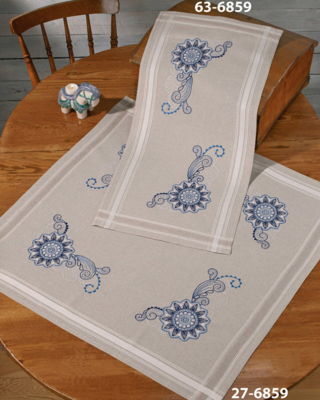 Kirjontapaketti Mandala 80 x 80 cm