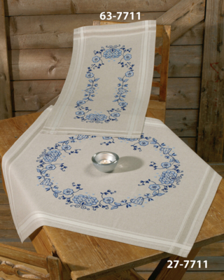 Kirjontapaketti Sininen 80 x 80 cm