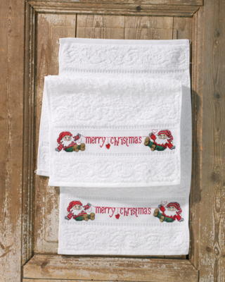 Kirjontapaketti Hyvää joulua 2 pk 7461/18 30 x 50 cm