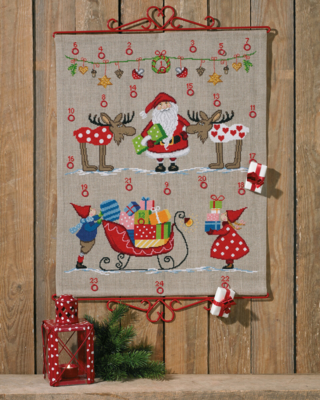 Kirjontapaketti Pups/Kani valmiina