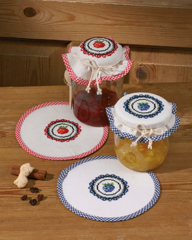 Kirjomispaketti Karhunvatukka 2 kpl 16 cm Ø