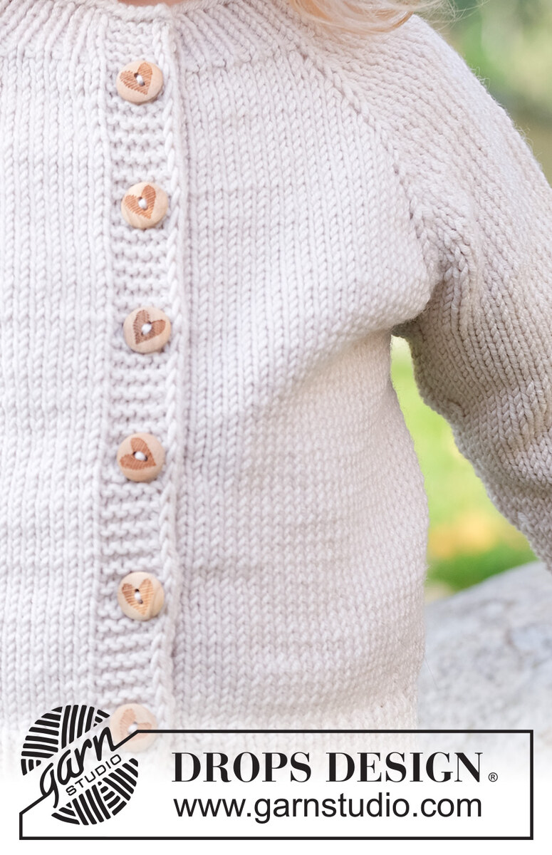 49-14 Gentle Day Cardigan by DROPS Design