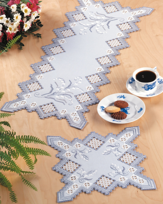 Hardanger-kirjontapaketti 29 x 73 cm