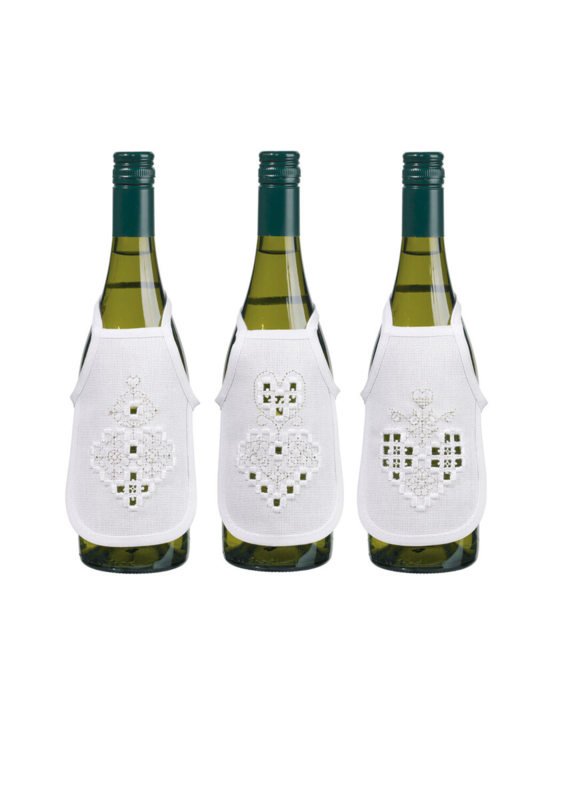 Kirjontasarja Hardanger sydän hopea 10 x 15 cm