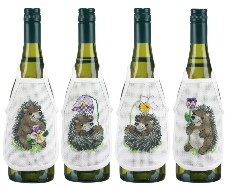 Kirjontapaketti Siili 10 x 15 cm