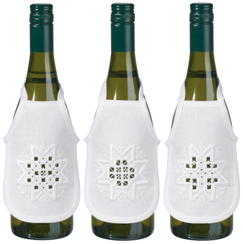 Kirjontapaketti Hardanger tähti 3 kpl 10 x 15 cm