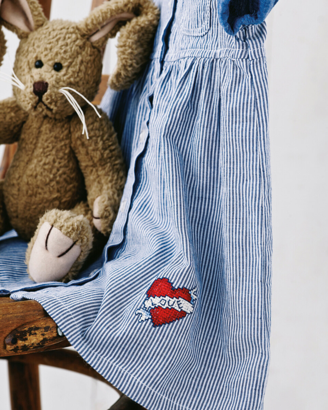 Kirjontapaketti Sydän 7 x 9 cm