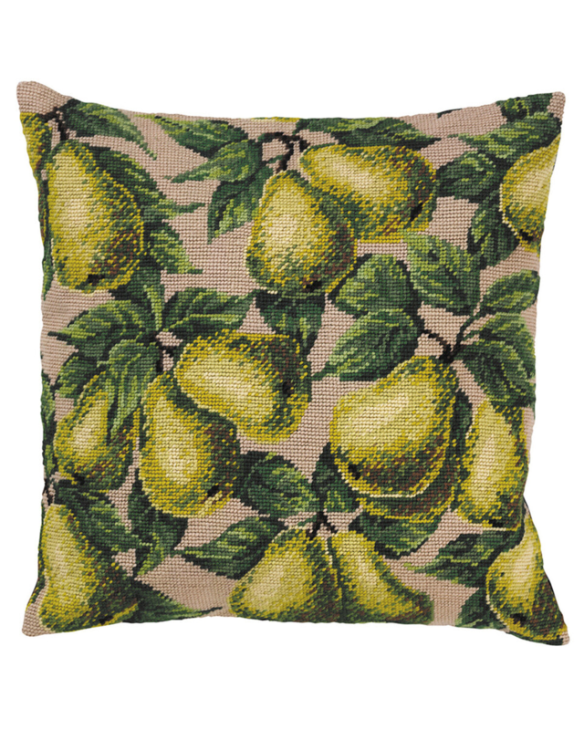 Kirjontapaketti Päärynät 40 x 40 cm