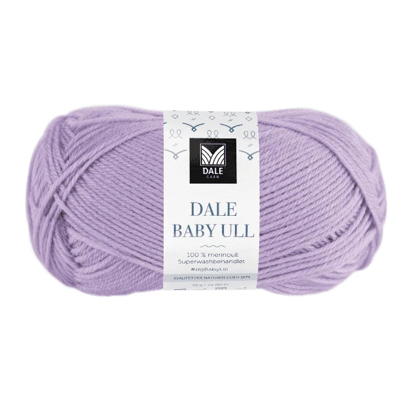 Dale Baby Ull 8532 Vaalea laventeli