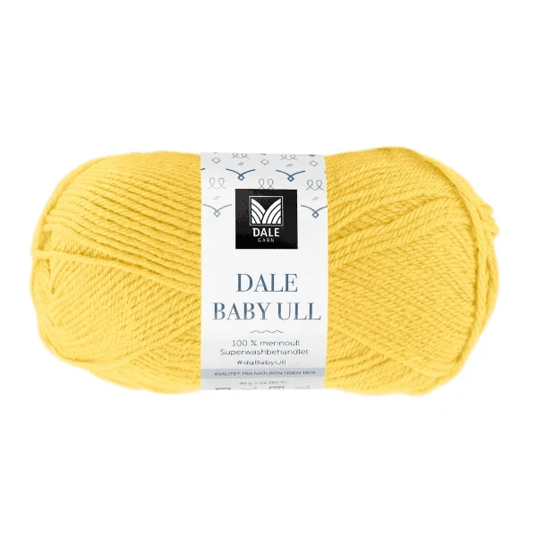Gjestal Baby Ull 8535 Keltainen