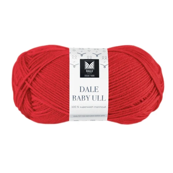 Gjestal Baby Ull 8547 Punainen oranssi