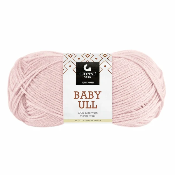 Gjestal Baby Ull 8560 Puuterinroosa