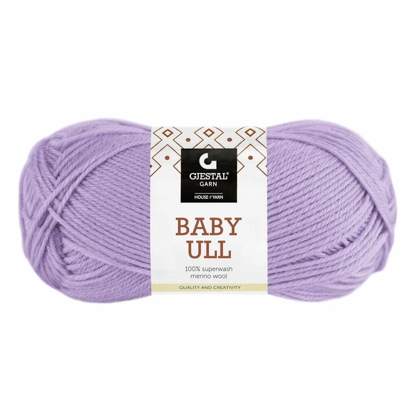 Gjestal Baby Ull 8532 Vaalea laventeli