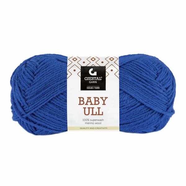 Gjestal Baby Ull 8540 Kuninkaansininen