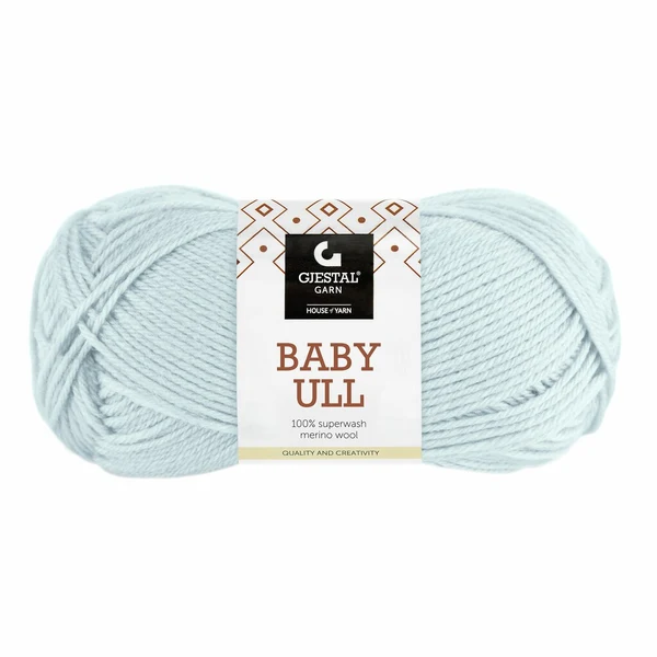 Gjestal Baby Ull 8558 Vaaleansininen