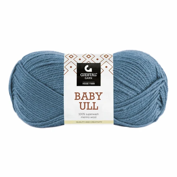 Gjestal Baby Ull 8506 Denim sininen