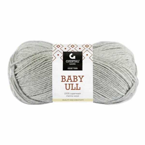 Gjestal Baby Ull 0004 Vaaleanharmaa kirjava