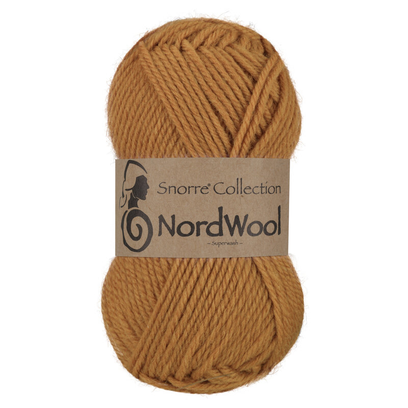 Viking Snorre NordWool 144 Okra keltainen